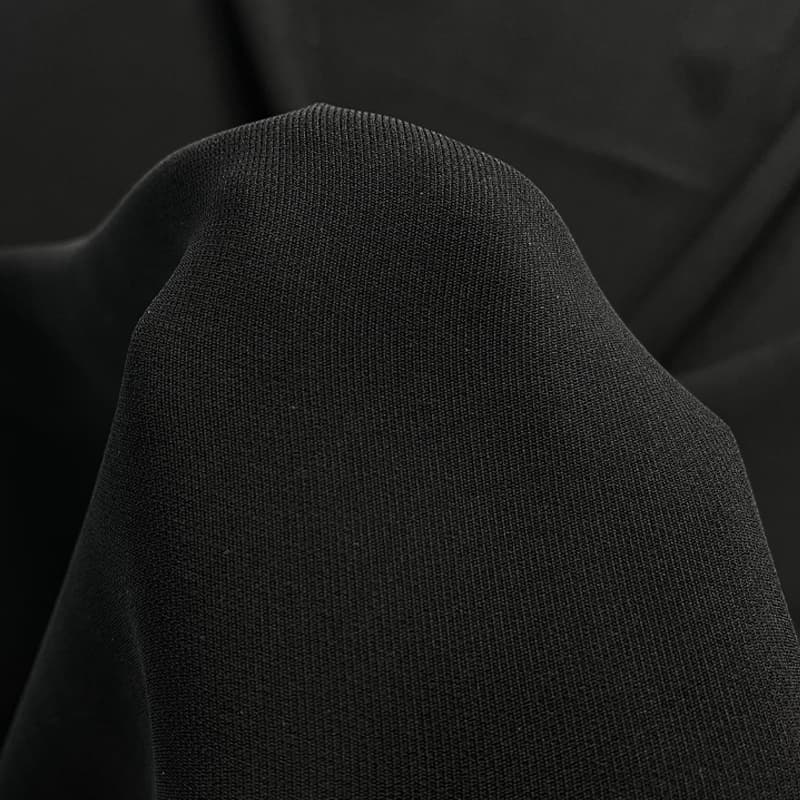 پارچه کرپ کنزو مشکی اندونزی — تصویر ۲