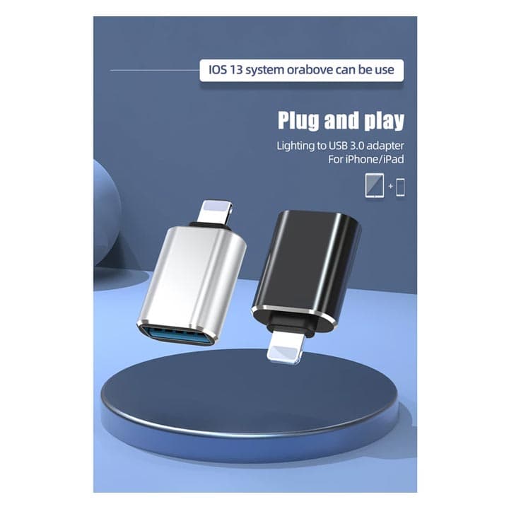 مبدل لایتینگ OTG آیفون مدل gl-163 — تصویر ۴
