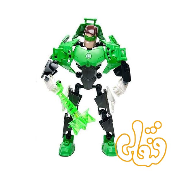 ساختنی لگو گرین لایتر سری ابرقهرمان GREEN LIGHT MAN 6002 — تصویر ۲