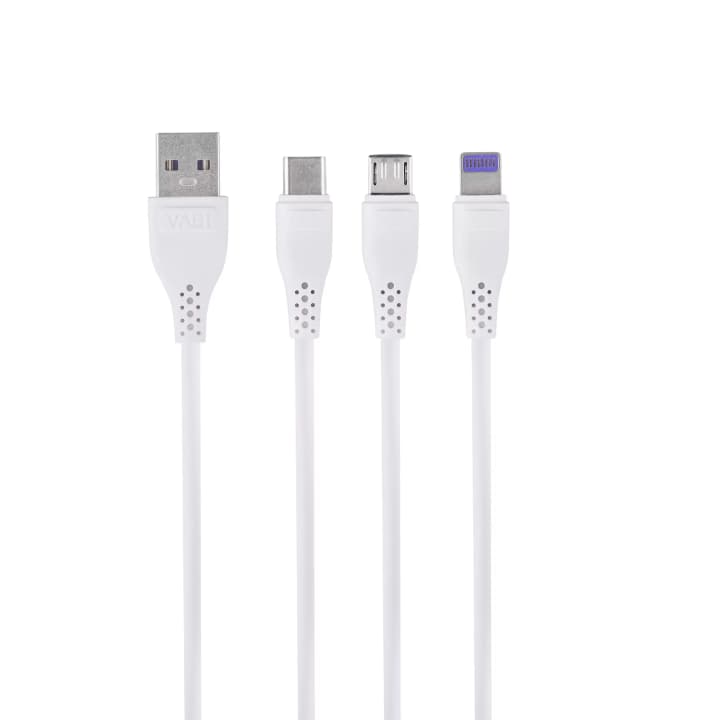 کابل تبدیل USB به Micro-USB/ Type-C / Lightning وابی مدلش CA5(یک به سه)