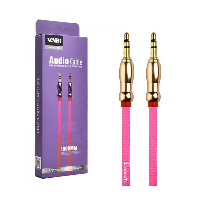 کابل 1 به 1 صدا (AUX) وابی (VABi) طول 1 متر مدل X10