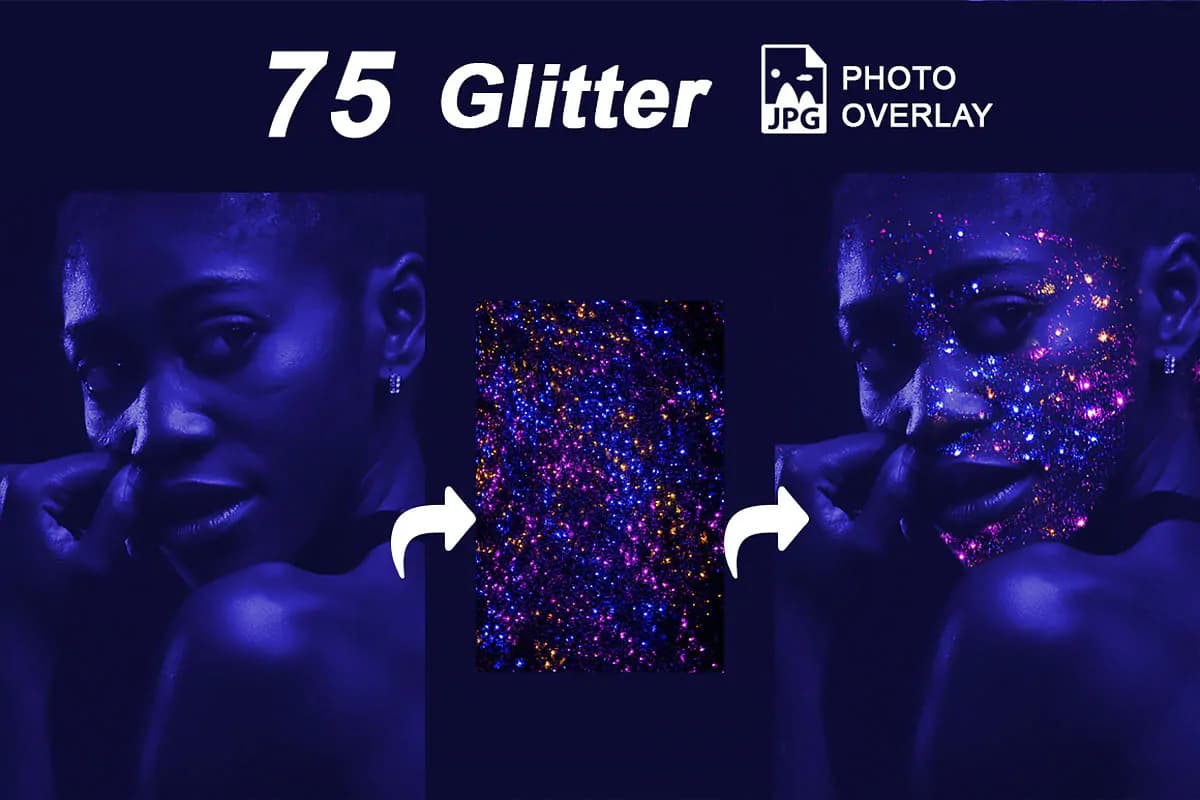 75 تکسچر براق پر زرق و برق — تصویر ۲