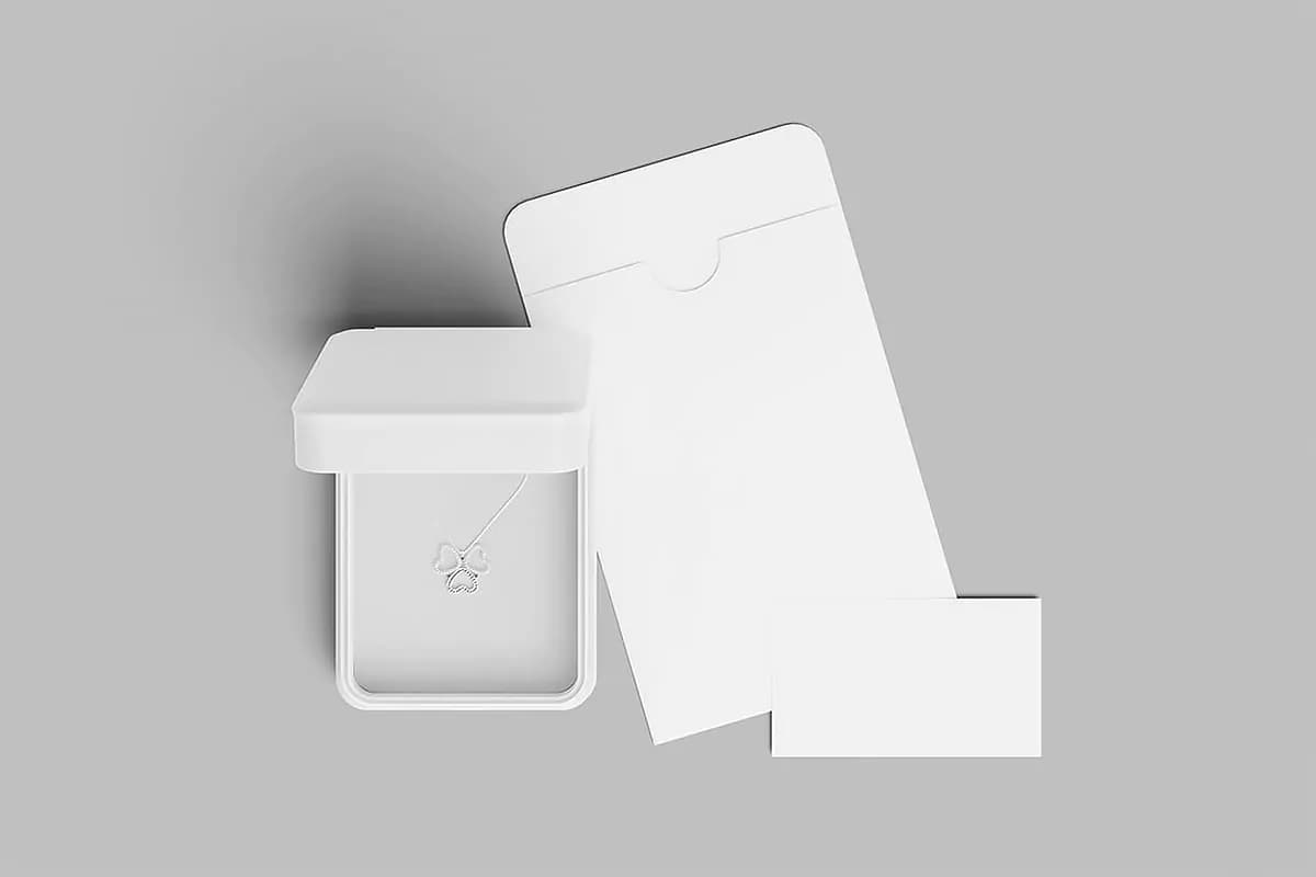 موکاپ جعبه طلا و جواهر – 2 فایل — تصویر ۳