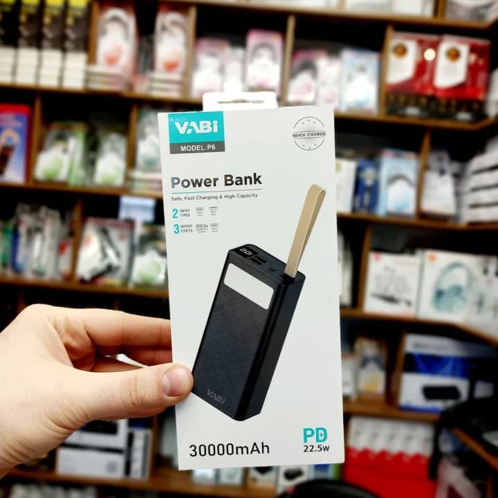 پاوربانک 30000 وابی با توان 22.5 وات |VABI P6 — تصویر ۵