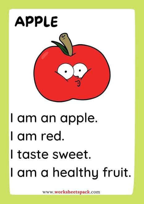 کتاب Free Fruits Reading Comprehension (درک مطلب درباره میوه‌ها) نسخه انگلیسی PDF