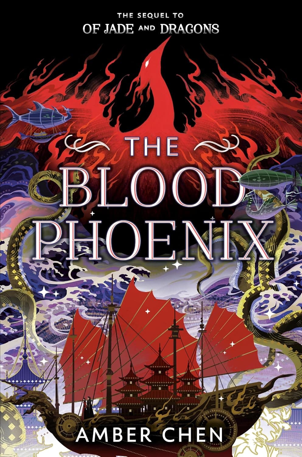 کتاب The Blood Phoenix (ققنوس خونین) نسخه Amber Chen | PDF