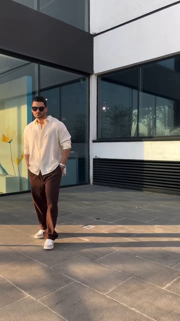 پیراهن و شلوار مردانه مدل مانی
