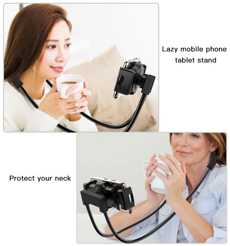 هولدر گردنی موبایل و تبلت Yesido Neck Lazy Holder C80 — تصویر ۶