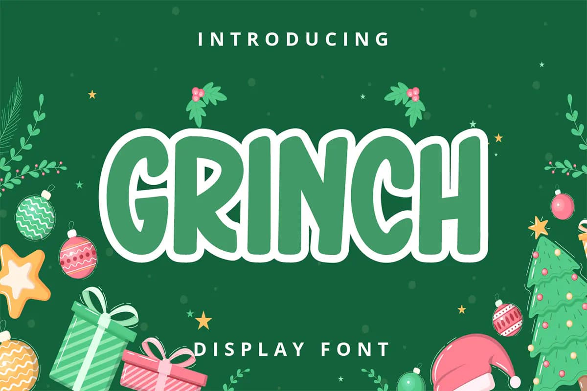 فونت کریسمس Grinch