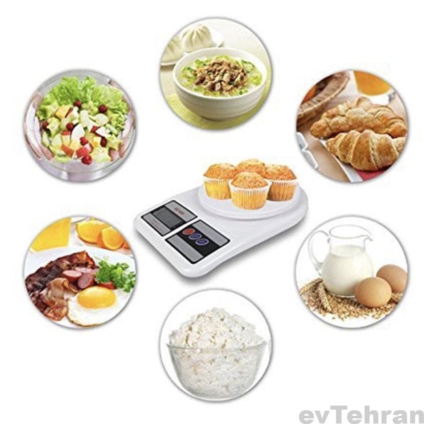 ترازو آشپزخانه دیجیتالی الکترونیک مدل SF-400 با ظرفیت 10 کیلوگرم اصل وارداتی — تصویر ۷