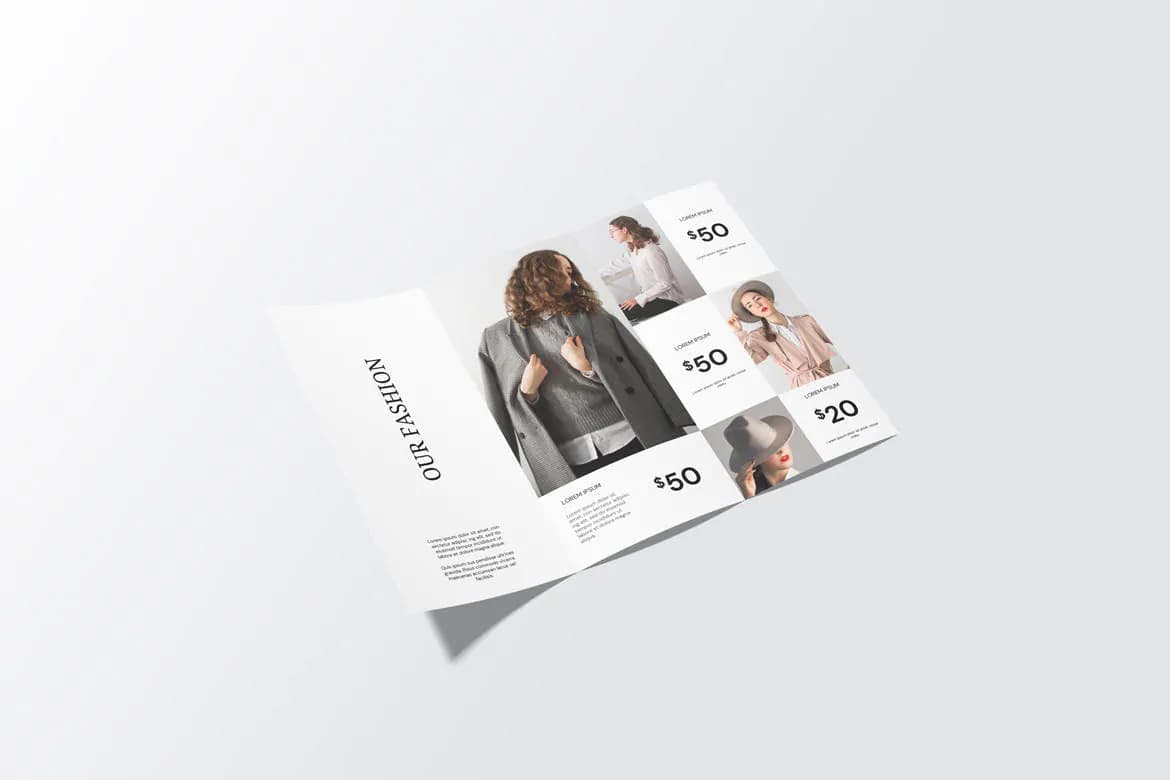 موکاپ بروشور سه لت – 6 فایل — تصویر ۵