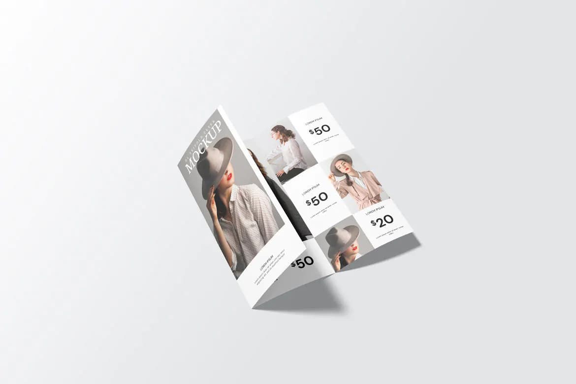 موکاپ بروشور سه لت – 6 فایل — تصویر ۳