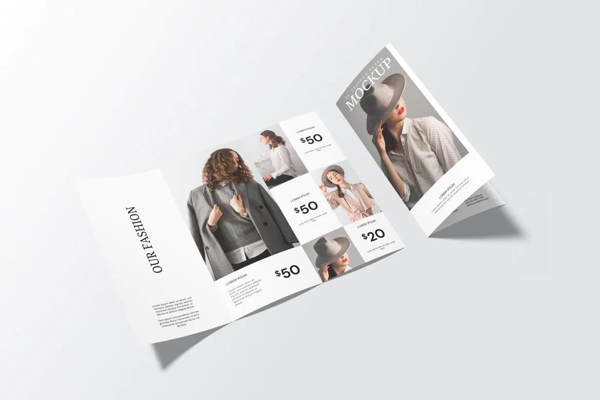 موکاپ بروشور سه لت – 6 فایل — تصویر ۶