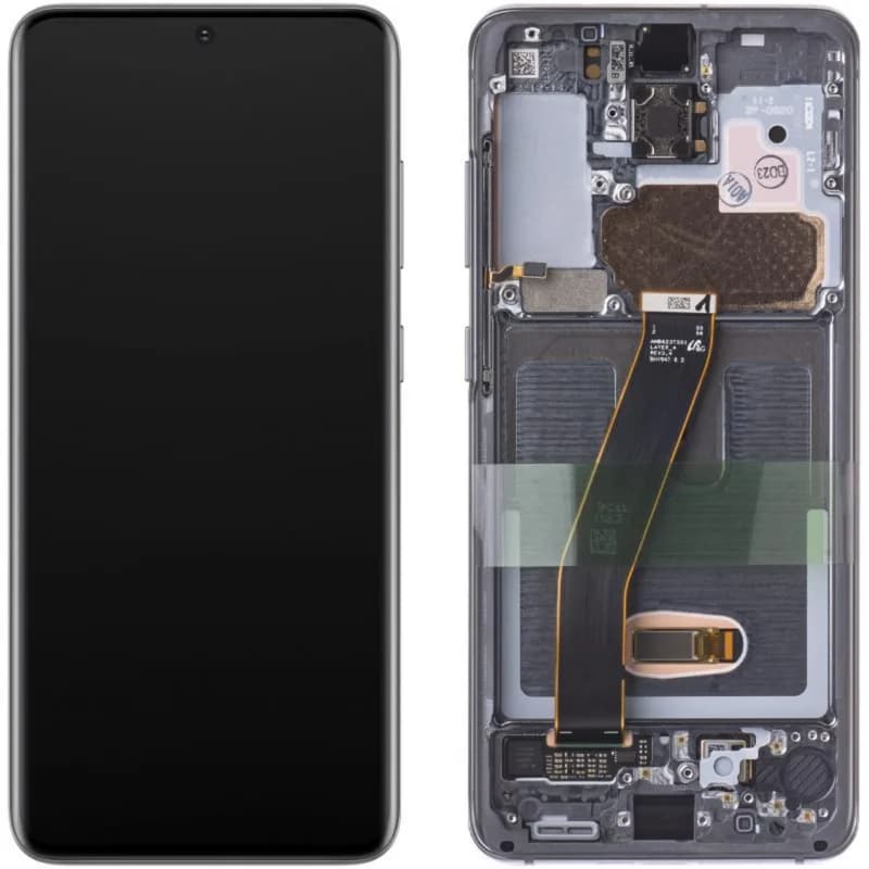 تاچ ال سی دی Samsung Galaxy S20 G980/G981 با فریم – خاکستری – Service Pack (آرتا همراه)