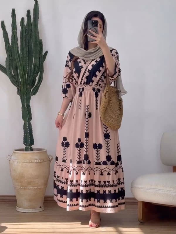 ساحلی زنانه مدل ترمه — تصویر ۳