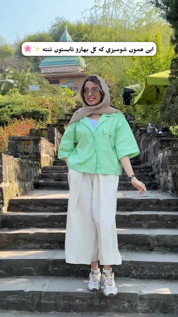 شومیز زنانه مدل آبرنگی — تصویر ۴