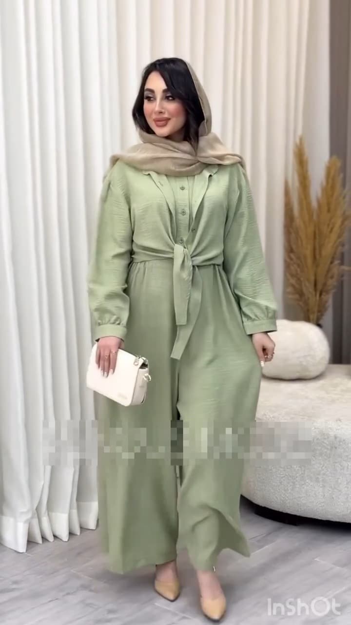 شومیز و اورال جلو دکمه مدل سها — تصویر ۳