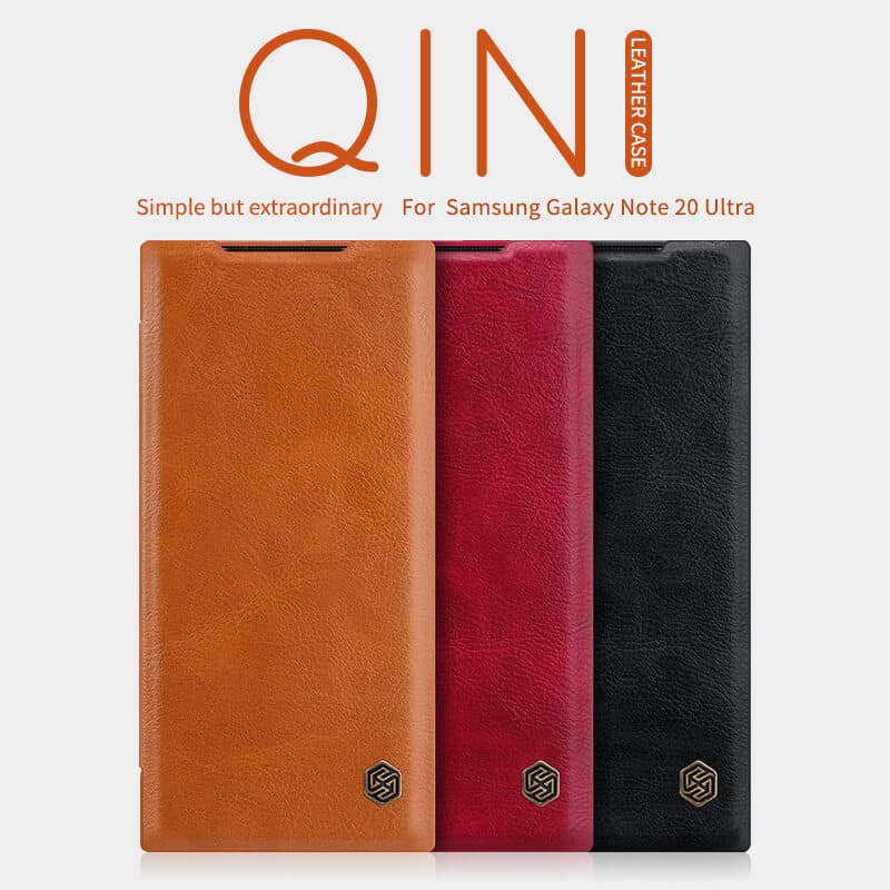 کیف چرمی نیلکین سامسونگ نوت 20 اولترا Nillkin Qin Leather