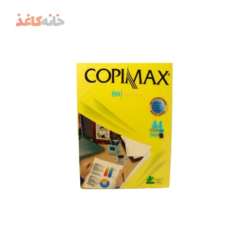 کاغذ رنگی زرد قناری فسفریA4