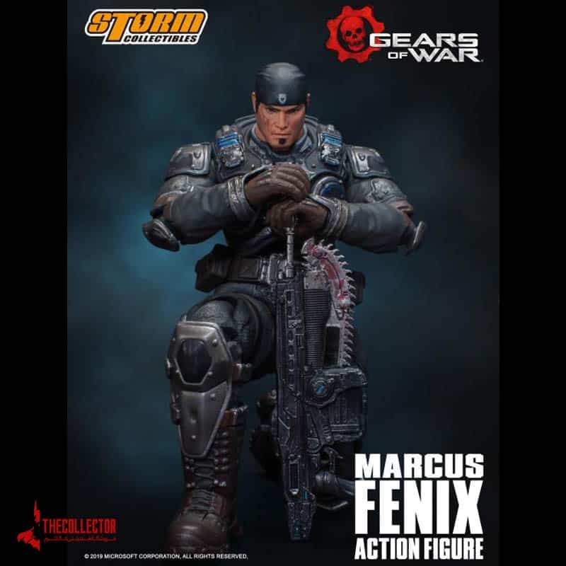 اکشن فیگور مارکوس فنیکس از بازی Gears of War برند Storm — تصویر ۳