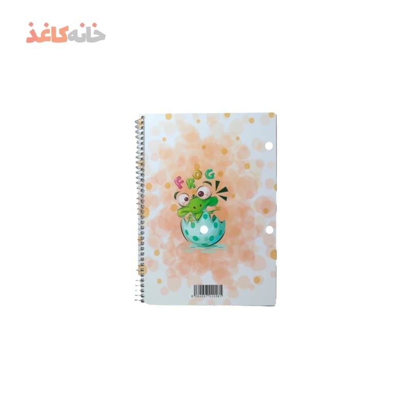 دفتر40برگ حاشیه دار یک شین طرح قورباغه — تصویر ۲