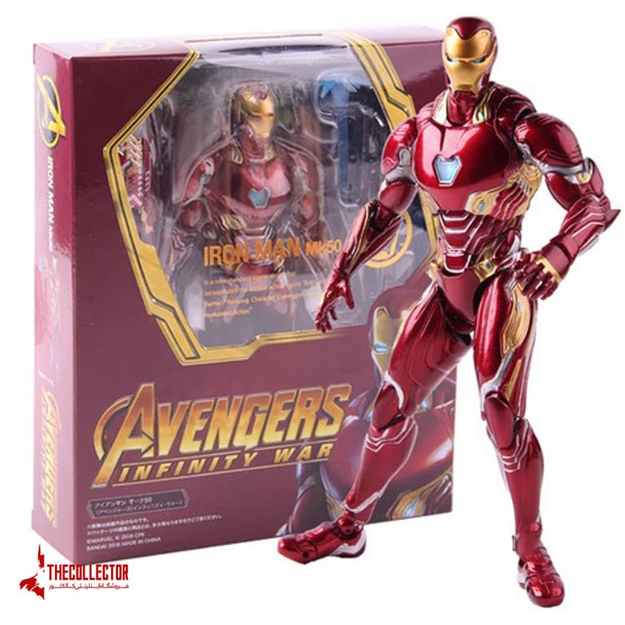 اکشن فیگور آیرون من مارک 50 | iron man | از اونجرز جنگ ابدیت — تصویر ۴