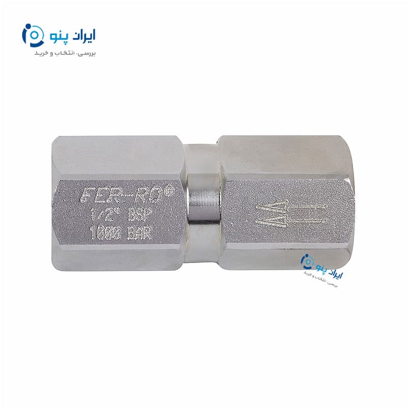 شیر یکطرفه هیدرولیک فولادی فشار بالا ۱ اینچ فرو Ferro — تصویر ۲