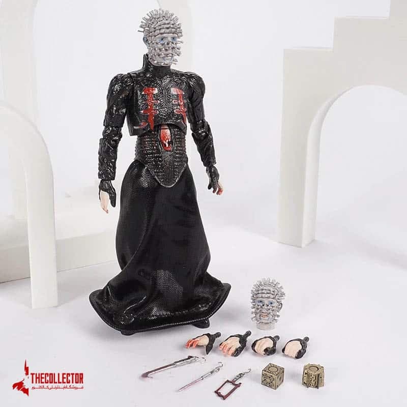 اکشن فیگور کاراکتر پین هد (Pinhead) از سری فیلم Hellraiser برند Neca — تصویر ۵