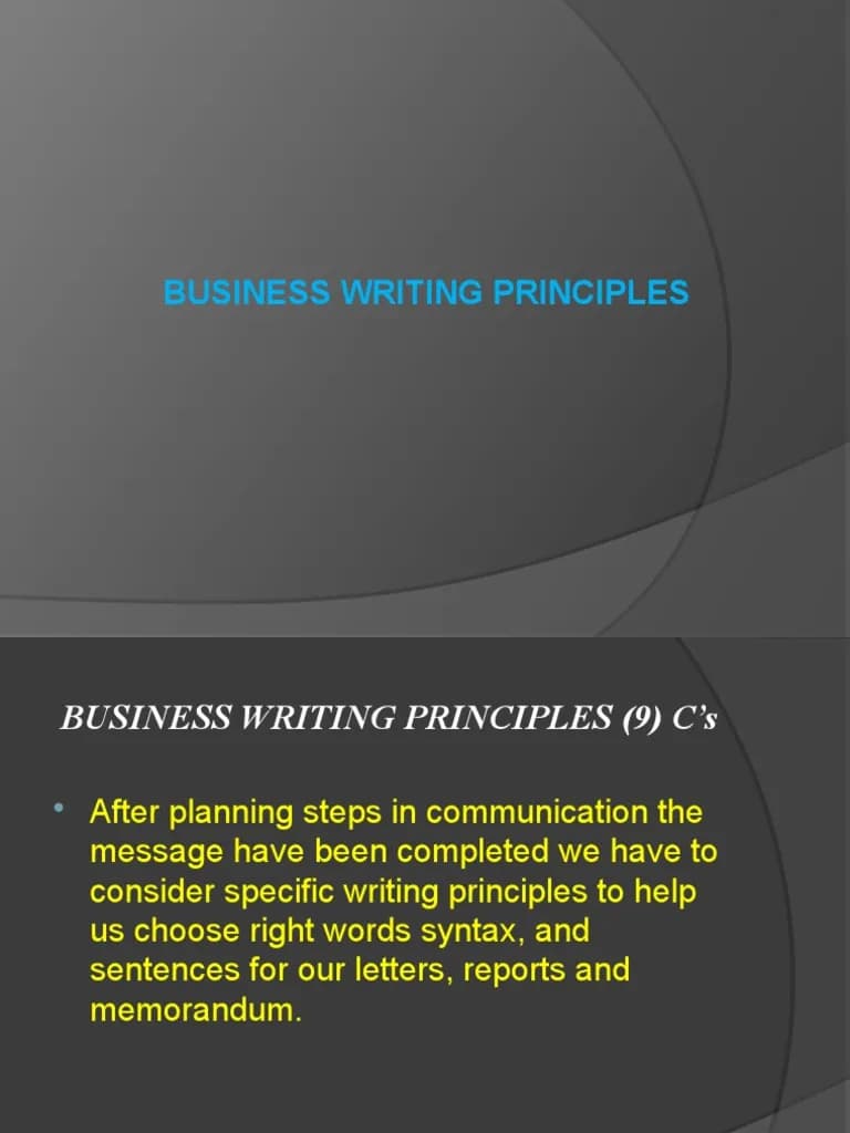 کتاب Learn the Principles of Business Writing (یادگیری اصول نگارش تجاری) نسخه انگلیسی PDF | اییا فان رون، لوسید کامیونیکیشن