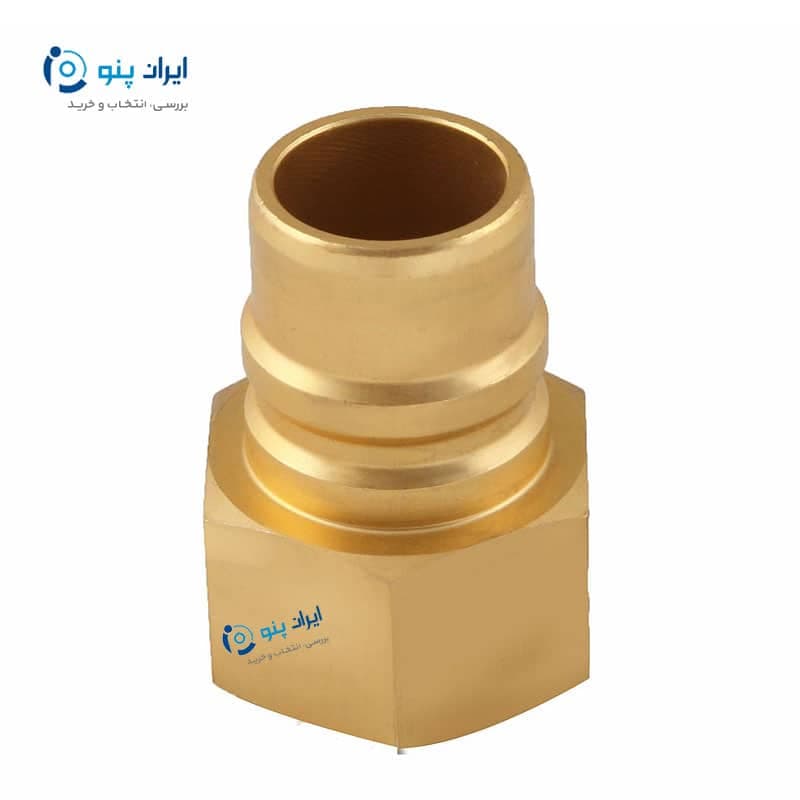 نری برنجی داخل دنده توخالی سایز 1/2 فرو Ferro — تصویر ۲