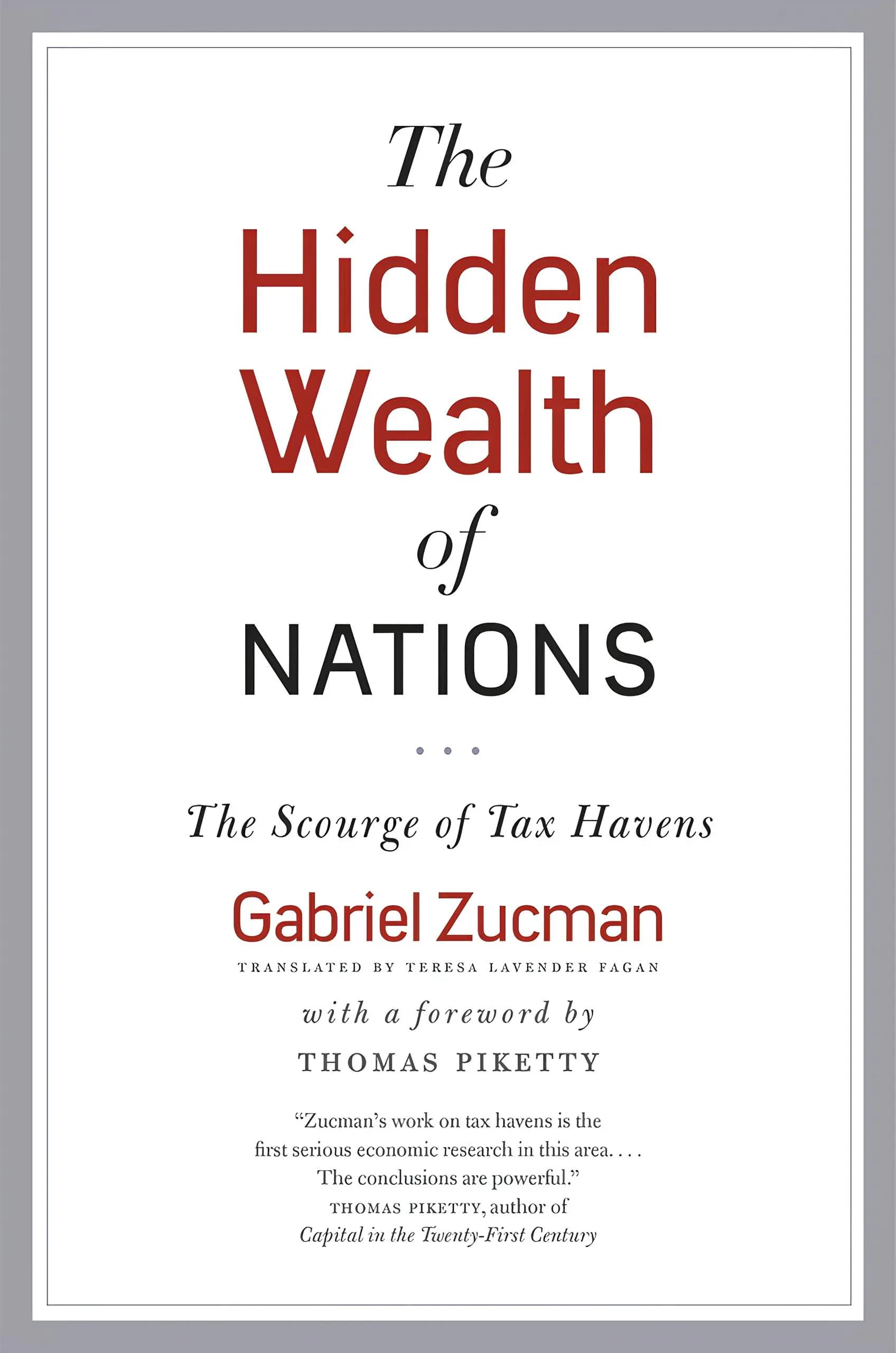 کتاب ثروت پنهان ملت‌ها (The Hidden Wealth of Nations) نسخه انگلیسی PDF | گابریل زوکمن