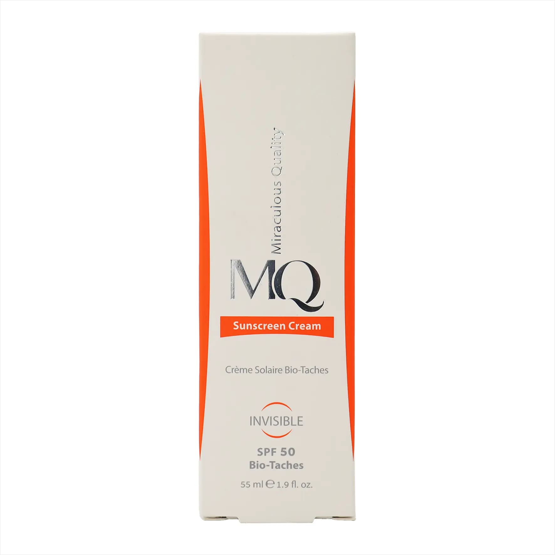 کرم ضد آفتاب و روشن کننده بی رنگ بایوتچ ام کیو SPF50