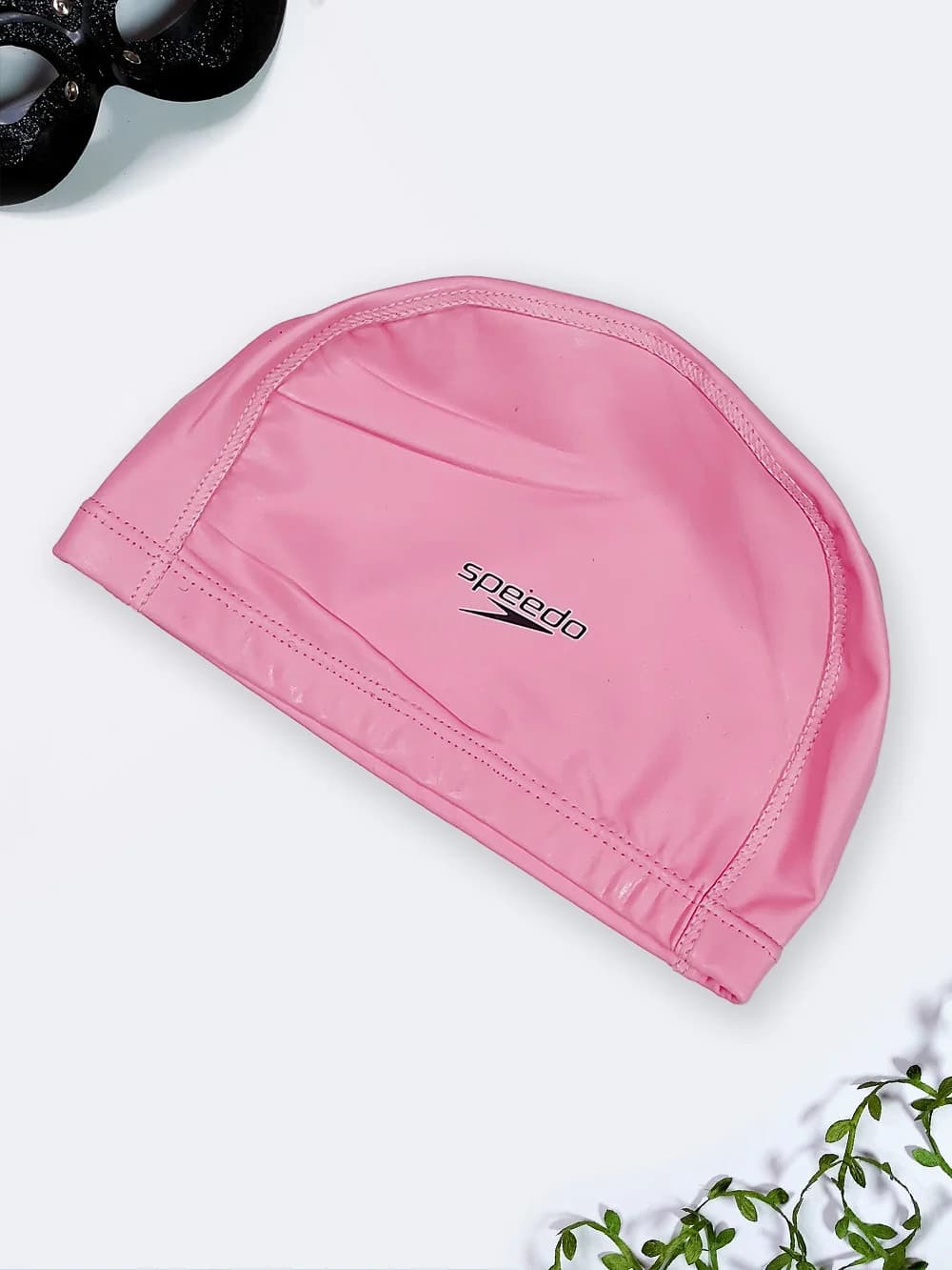 کلاه استخری صورتی رنگ زنانه اسپیدو ( Speedo ) با جنس فومی ضد کلر