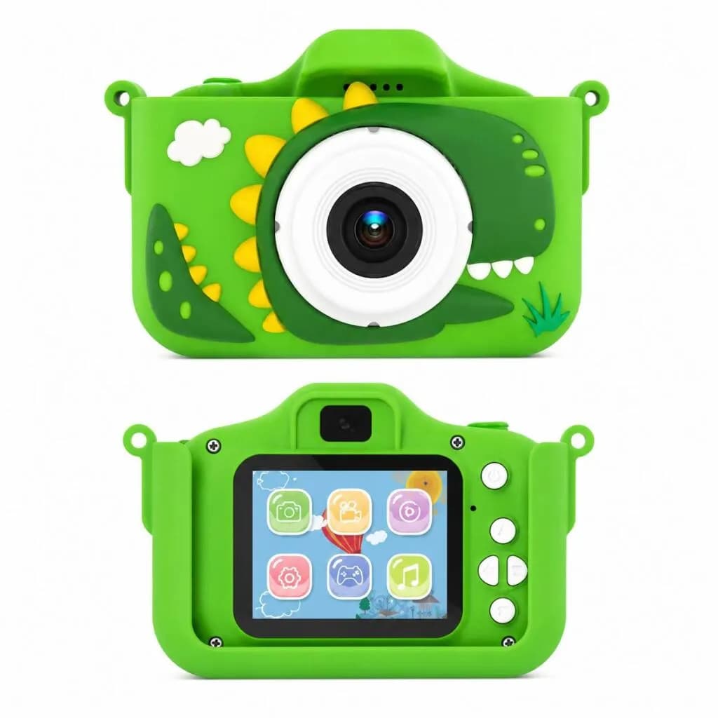 دوربین کودک طرح دایناسور Children’s Fun Camera | هدیهای جذاب برای ثبت دنیای کودکانه — تصویر ۲