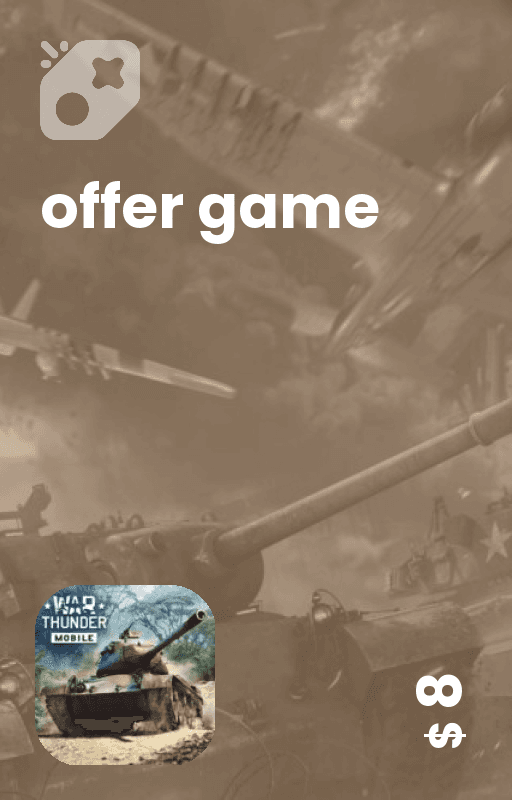 آفر 8 دلاری War Thunder Mobile