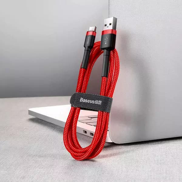 کابل تبدیل USB به USB-C بیسوس مدل CATKLF-CG1 طول 2 متر — تصویر ۳