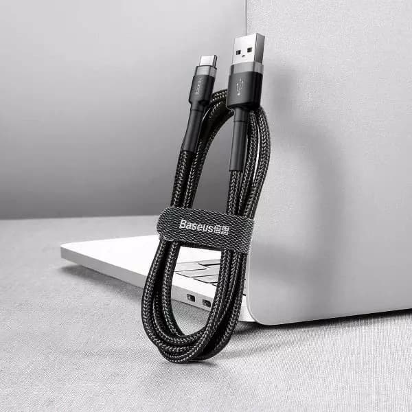 کابل تبدیل USB به USB-C بیسوس مدل CATKLF-CG1 طول 2 متر — تصویر ۴