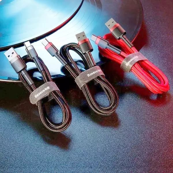 کابل تبدیل USB به USB-C بیسوس مدل CATKLF-CG1 طول 2 متر — تصویر ۲