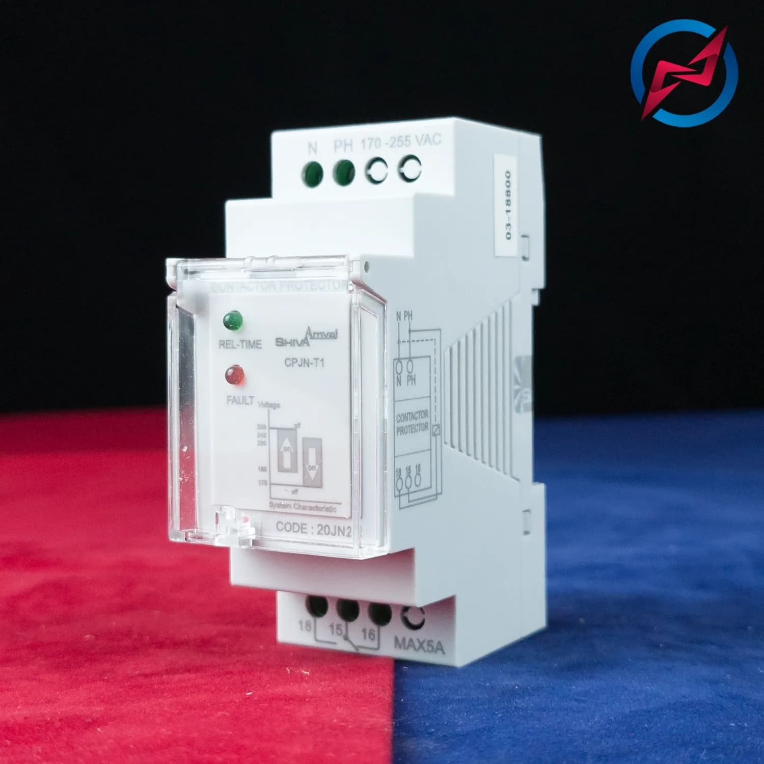 محافظ کنتاکتور سری N شیوا امواج CPJN-T1 — تصویر ۲