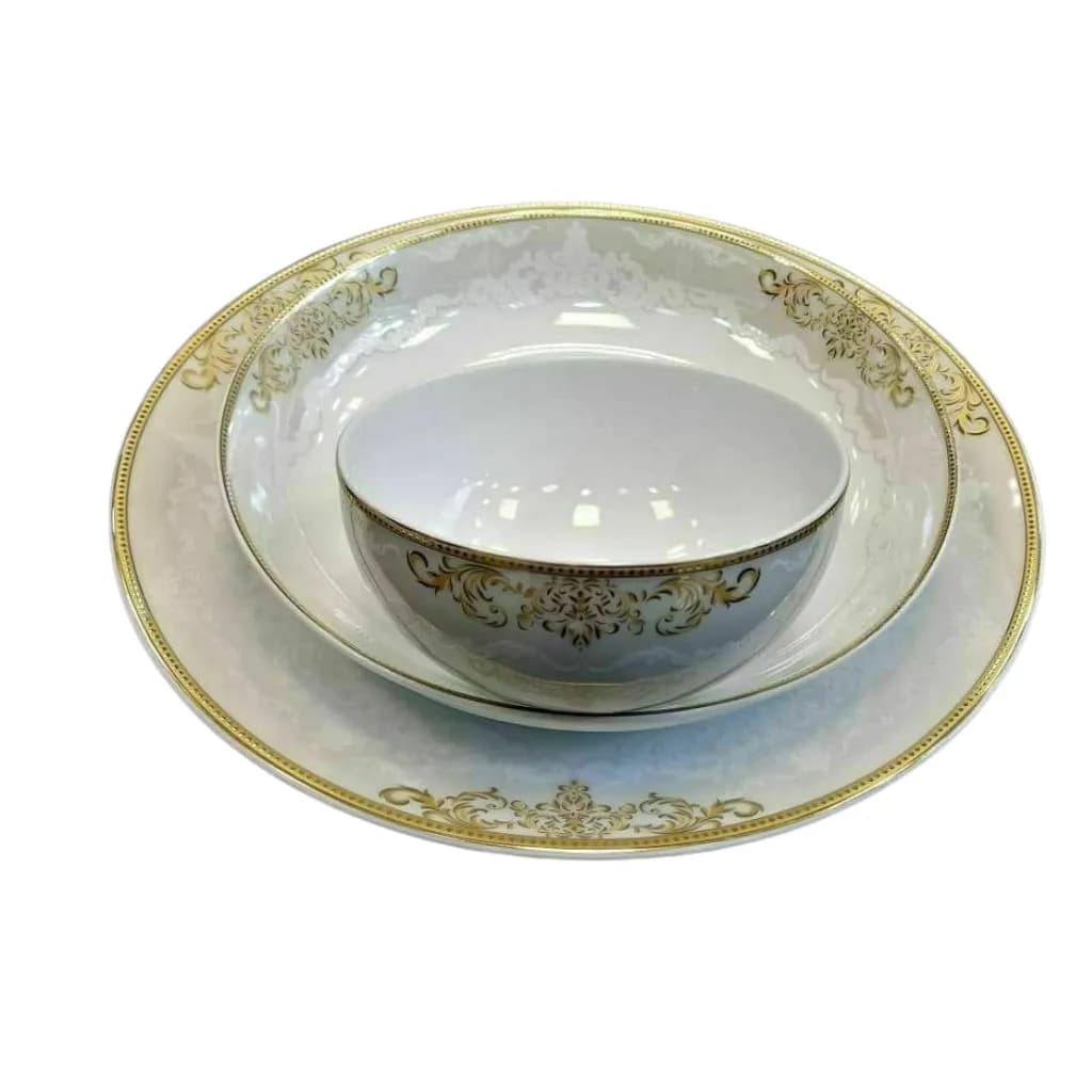 چینی پردیس کاشان قالب هرمس طرح ماکان طلایی کد 901B