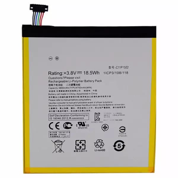 باتری اصلی تبلت ایسوس Asus 1502 مدل C11P1502
