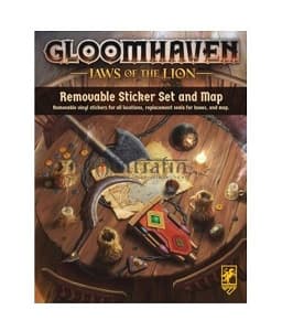 Gloomhaven: Jaws of The Lion – Removable Sticker Set & Map