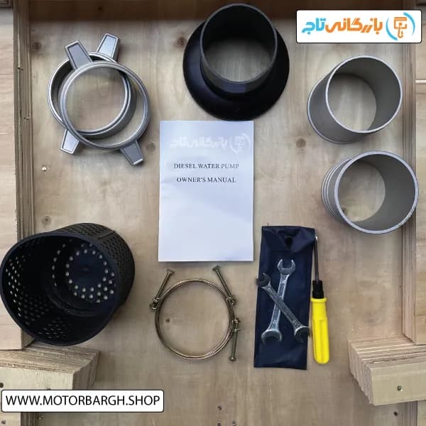 موتور پمپ آب دیزلی 4 اینچ هندلی آگرو مدل AD100-30 — تصویر ۵
