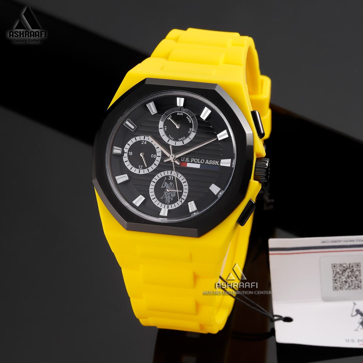 ساعت یو اس پولو زرد U.S. Polo Assn. USPA1103-06 — تصویر ۲