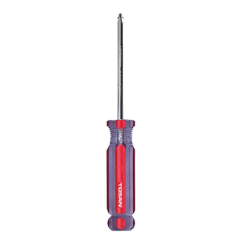 پیچگوشتی ساده دسته کریستالی چهارسو 100*3 توسن tossan
