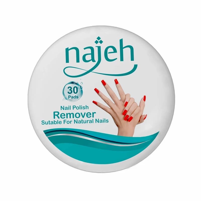 پد لاک پاک‌کن ناژه بسته ۳۰ عددی مدل Remover – فاقد استون