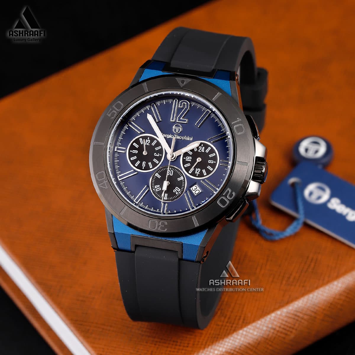 ساعت سرجیو تاچینی سورمه‌ای Sergio Tacchini ST.1.10458-3 — تصویر ۲