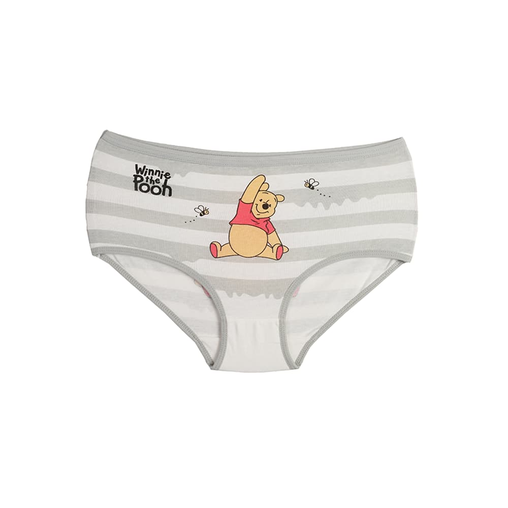شورت دخترانه اسلیپ چاپی طرح راه راه و پو POOH — تصویر ۵