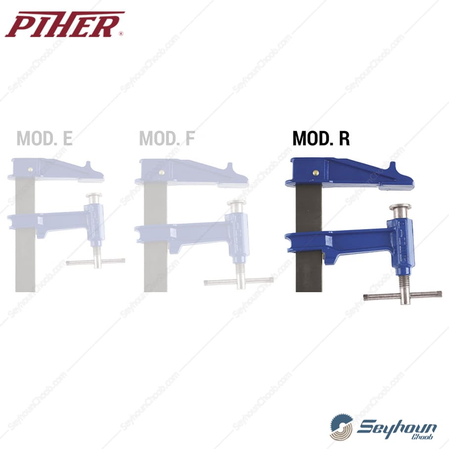 پیچ دستی 60×15 سانتی متر پیهر مدل PIHER 05060 — تصویر ۳