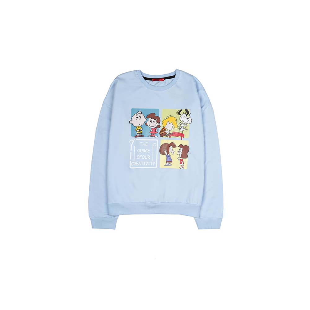 بلوز دورس آستین بلند زنانه جلو چاپ اسنوپی برند لابیسه